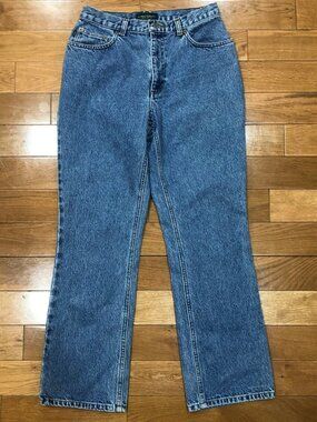Lauren Jeans Co. Classic Fit Blue Denim Straight Leg Jeans Size 10P